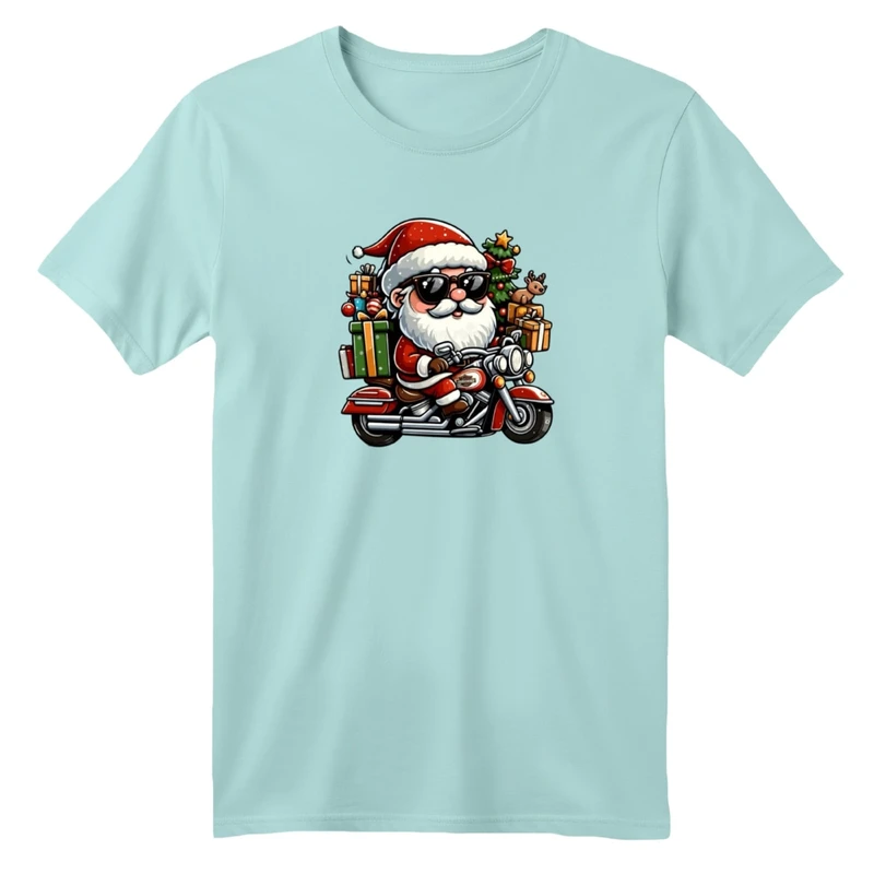 تی شرت آستین کوتاه بچگانه مدل کریسمسی کد017  