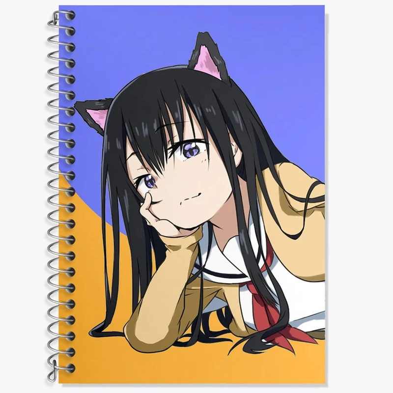 دفتر لغت 50 برگ خندالو مدل نائوکو انیمه سایلنت ویس A Silent Voice کد 15831