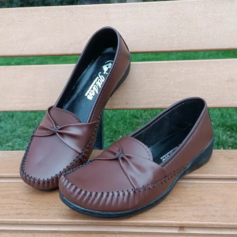 کفش طبی زنانه مدل اروینا رنگ قهوه ای