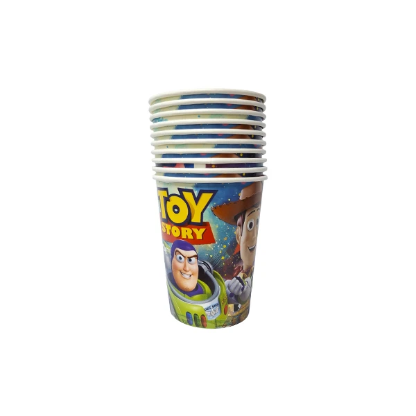 لیوان یکبار مصرف مدل داستان اسباب بازی کد ToyStoryCups2 مجموعه 10 عددی