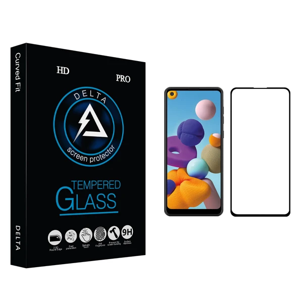 محافظ صفحه نمایش دلتا مدل HD مناسب برای گوشی موبایل سامسونگ Galaxy A21