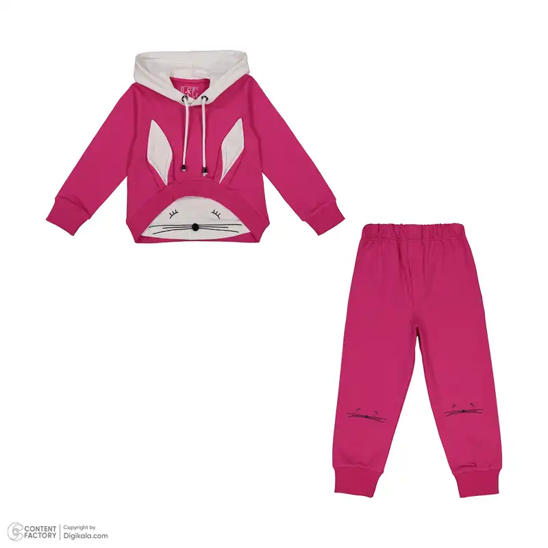 ست هودی و شلوار دخترانه سون پون مدل 13911-88