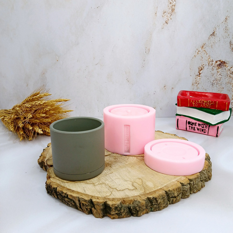 قالب کوشا اکسسوری مدل گلدان طرح دایره کفی دار بسته 2 عددی