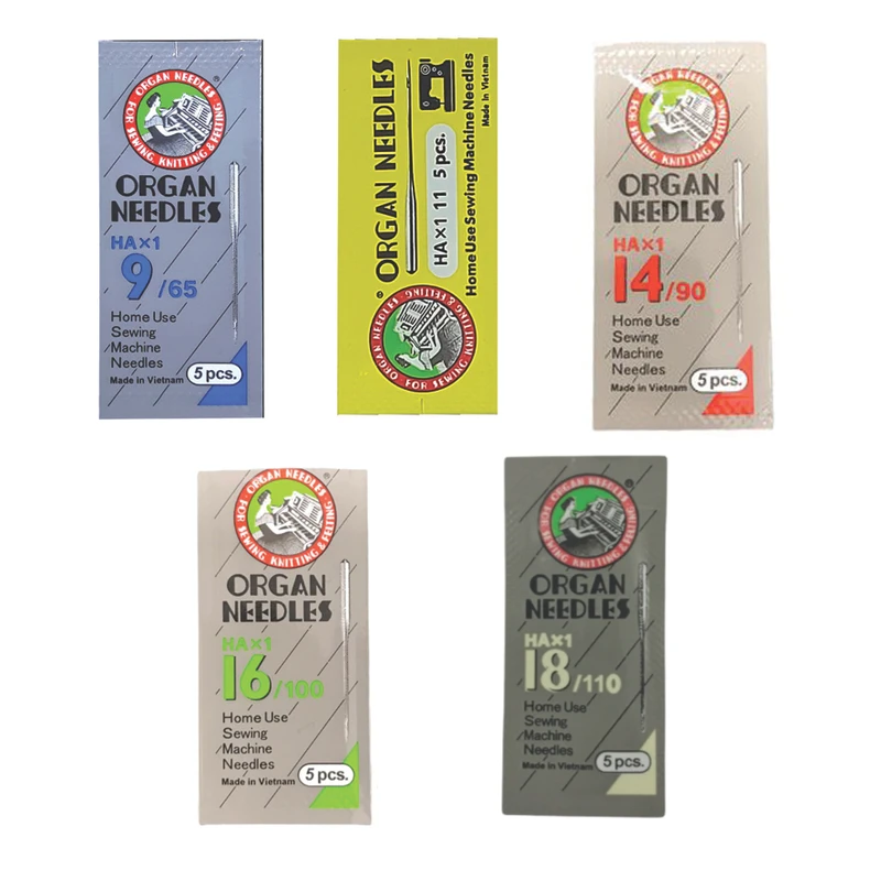 سوزن چرخ خیاطی مدل HA911141618 مجموعه 5 عددی