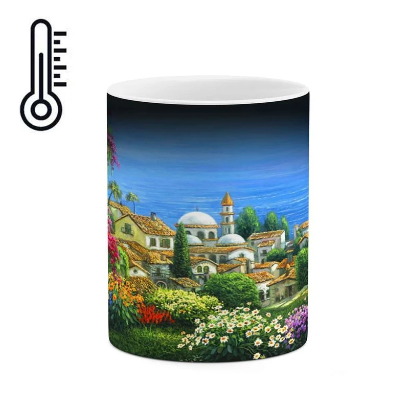 ماگ حرارتی کاکتی مدل نقاشی کد mgh13490