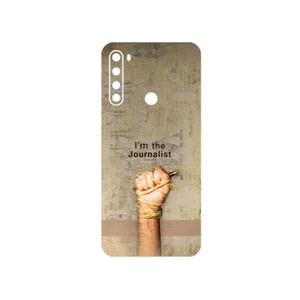 MAHOOT Journalist Cover Sticker for Xiaomi Redmi Note 8 2021