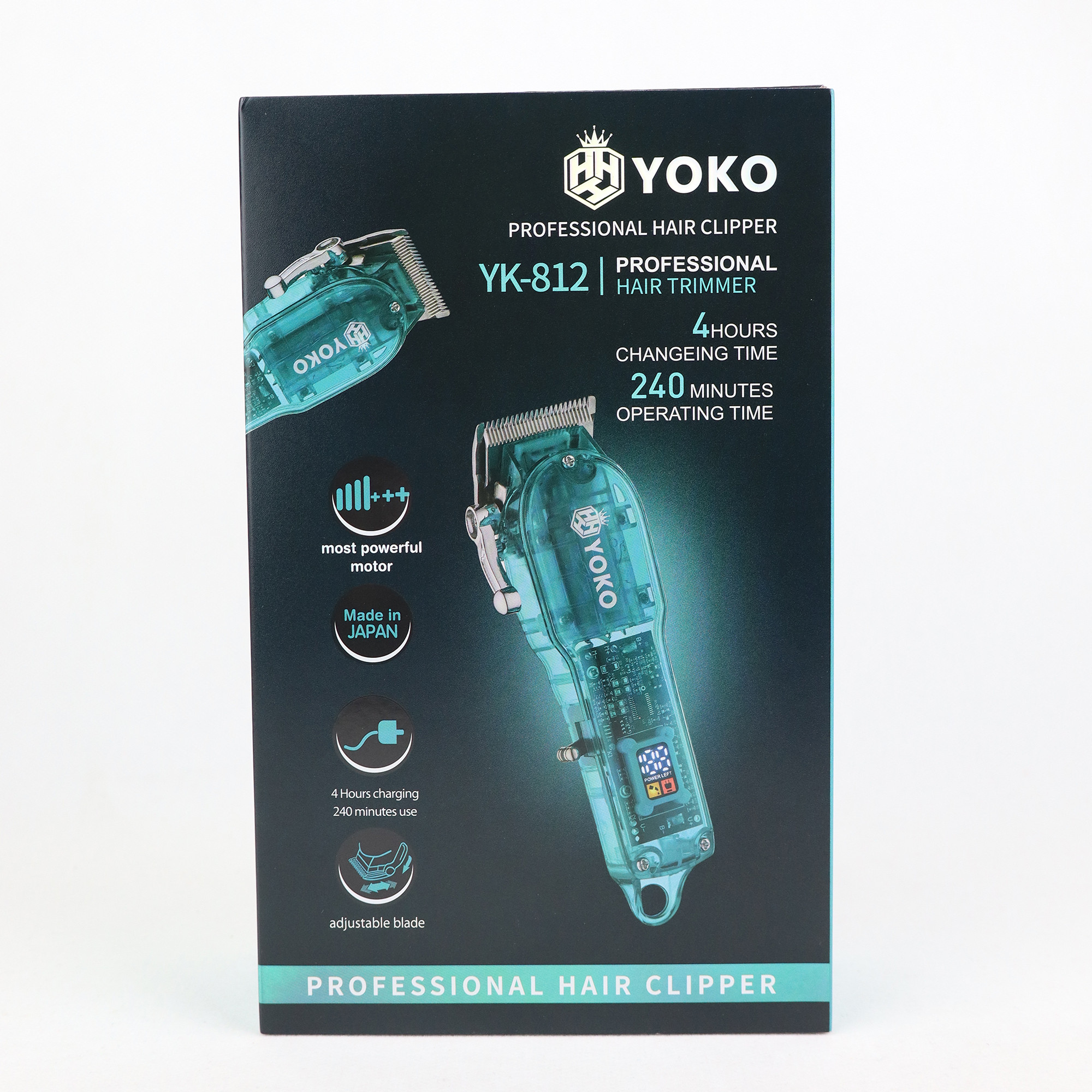 ماشین اصلاح موی سر و صورت شارژی یوکو مدل YK-812 ماشین اصلاح موی سر و صورت شارژی یوکو مدل YK-812