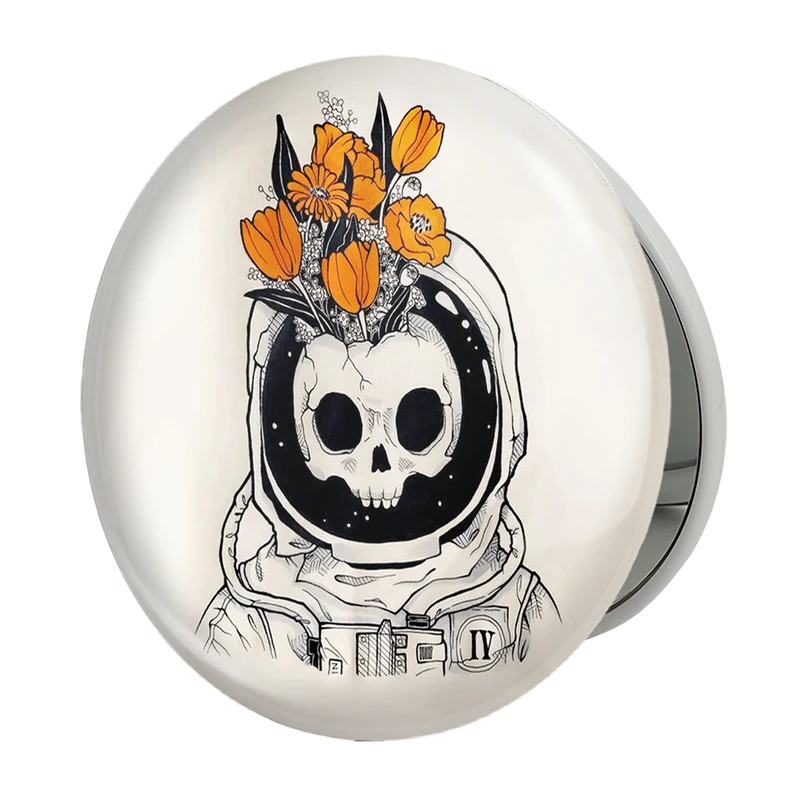 آینه جیبی خندالو طرح آدم فضایی مدل تاشو کد 1929 