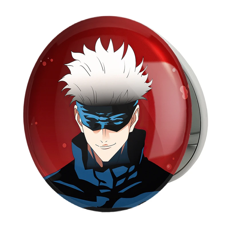 آینه جیبی خندالو طرح گوجو ساتورو انیمه جوجوتسو کایزن مدل تاشو کد 11069 