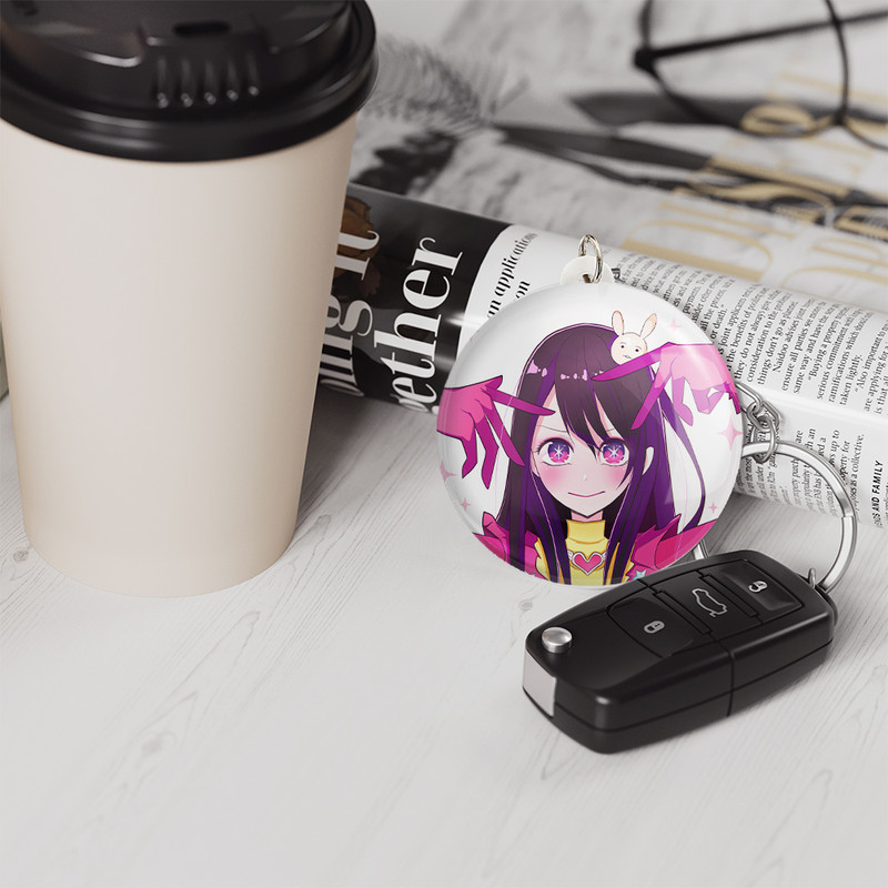 جاکلیدی خندالو مدل هوشینو انیمه اوشی نو کو ستاره من Oshi No Ko کد 27479 جاکلیدی خندالو مدل هوشینو انیمه اوشی نو کو ستاره من Oshi No Ko کد 27479