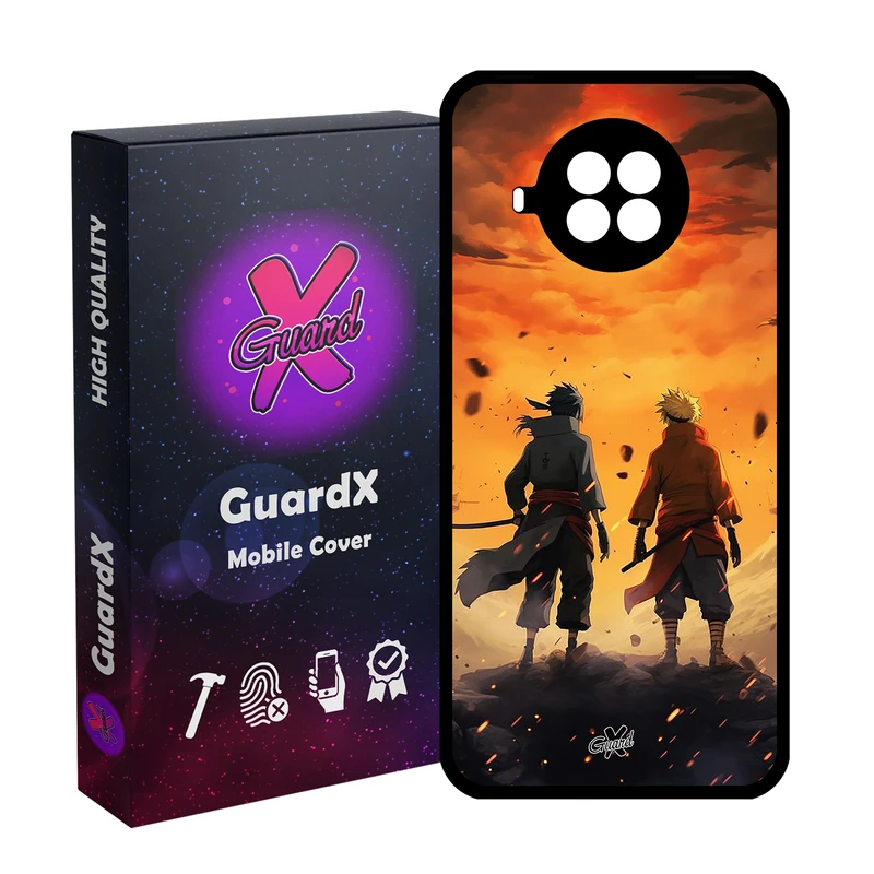 کاور گارد ایکس طرح انیمه ناروتو مدل Glass10699 مناسب برای گوشی موبایل شیائومی  Mi 10T Lite/Redmi Note 9 Pro 5G/10I 5G