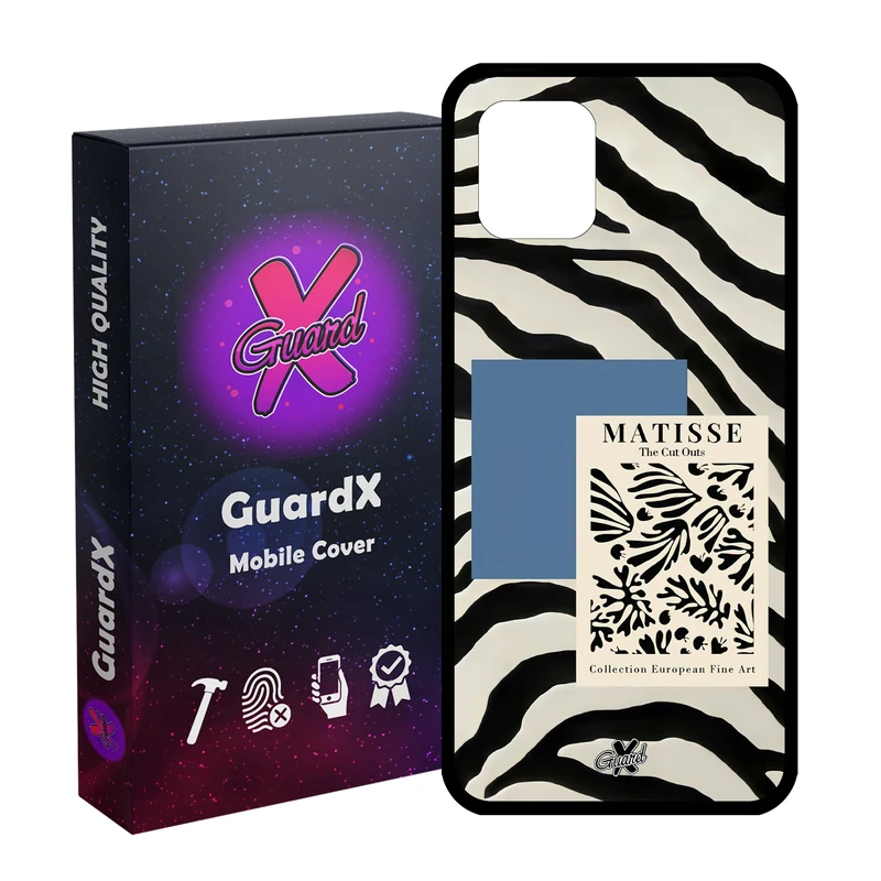 کاور گارد ایکس طرح Zebra مدل Glass10568 مناسب برای گوشی موبایل سامسونگ Galaxy Note 10 Lite / A81