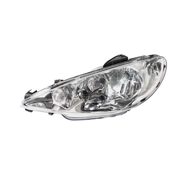 چراغ جلو راست خودرو گروه پژوهش صنعت مدرن کد R206 مناسب برای پژو 206