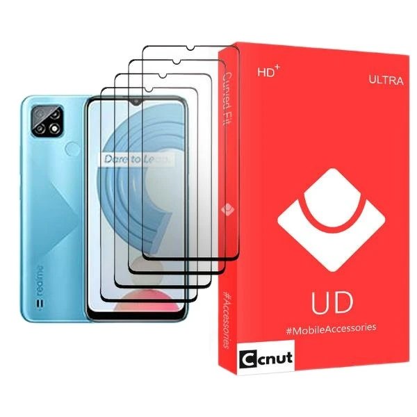 محافظ صفحه نمایش کوکونات مدل UD Ultra MIX004 مناسب برای گوشی موبایل ریلمی C21 بسته چهار عددی