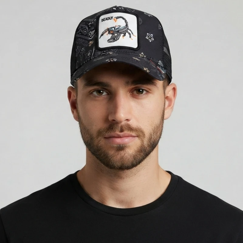 کلاه کپ گورین براز مدل پشت تور طرح DEADLY کد 4560