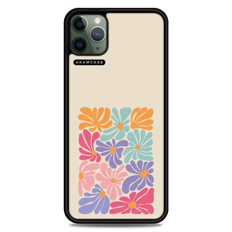 کاور آکام مدل AMC-WA11PROMAX-FLOWERS-18 مناسب برای گوشی موبایل اپل iPhone 11 Pro Max