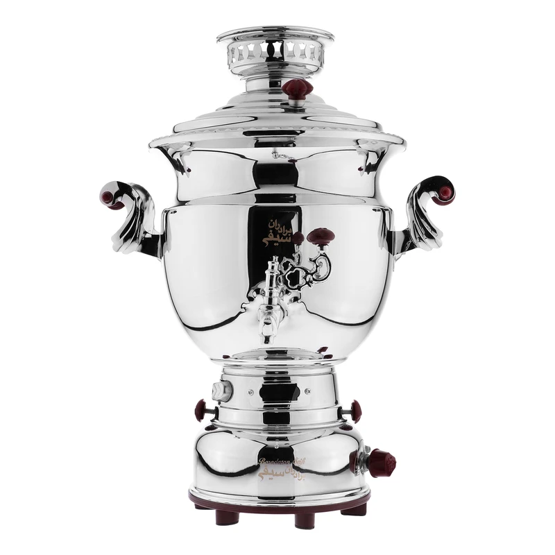 سماور گازی گروه صنعتی برادران سیفی مدل 2007 ترموکوپل دار گنجایش 10 لیتر