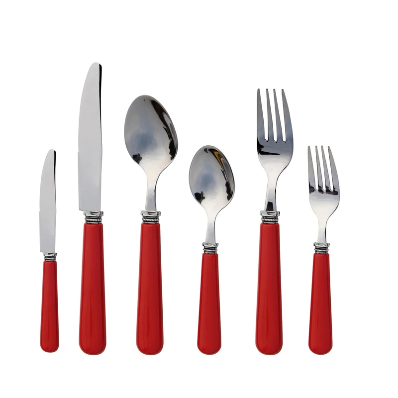  سرویس قاشق و چنگال 36 پارچه مدل نگین دار 