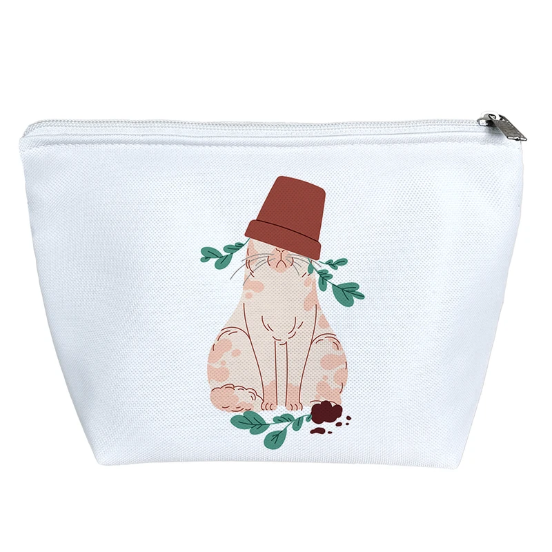 کیف لوازم آرایش دخترانه خندالو مدل گربه کد H1471