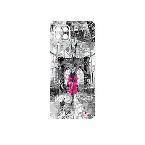 MAHOOT Collage of Catwalk Bridge Cover Sticker for Samsung Galaxy M32
