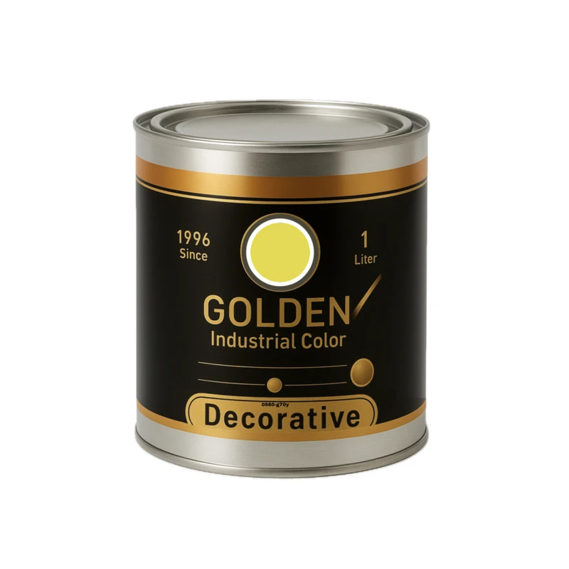 رنگ زرد فسفری مات پلی اورتان دو جزئی تات کد 0560-g70y حجم 1 لیتر