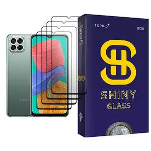 Atouchbo Shiny Glass4 Ceramics Screen Protector For Samsung Galaxy M33 Pack Of 4