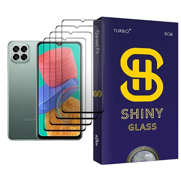 محافظ صفحه نمایش سرامیکی آتوچبو مدل Shiny Glass4 مناسب برای گوشی موبایل سامسونگ Galaxy M33 بسته چهار عددی