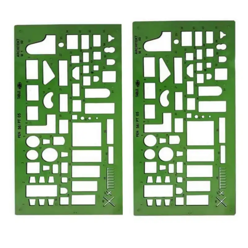 شابلون تیبل مدل مبلمان مقیاس 1:50 بسته 2 عددی