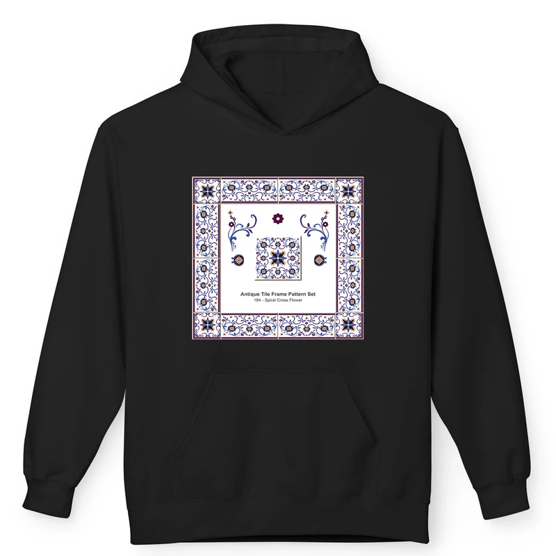 هودی مردانه پاد آفرین مدل فرش و گلیم و کاشی کد 1174