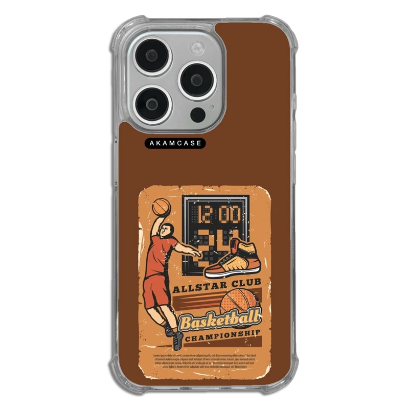 کاور آکام مدل AMC-WTA15PRO-BASKETBALL9 مناسب برای گوشی موبایل اپل iPhone 15 Pro