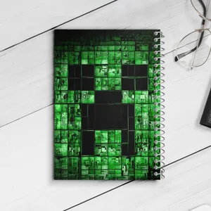 دفتر مشق 100 برگ خندالو طرح ماینکرافت (Minecraft) کد F2418