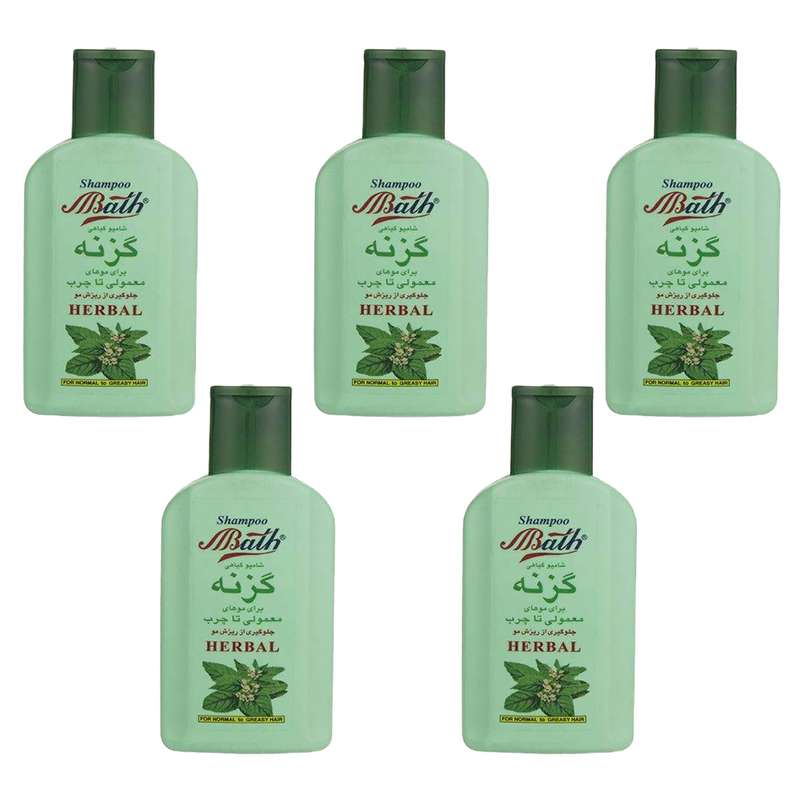 شامپو مو بس مدل Herbal حجم 280 میلی لیتر مجموعه 5 عددی