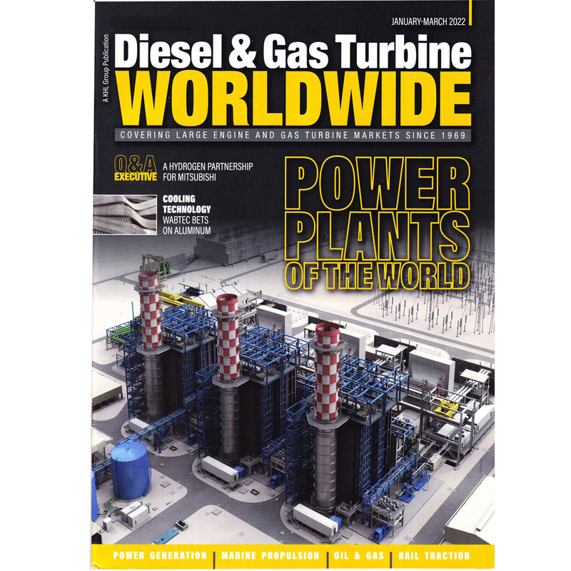 قیمت و خرید مجله Diesel and Gas Turbine Worldwide مارچ 2022