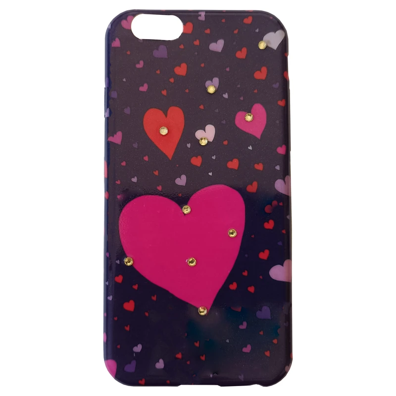 کاور مدل ژله ای کد01 طرح قلب مناسب برای گوشی موبایل اپل iPhone 6/6S