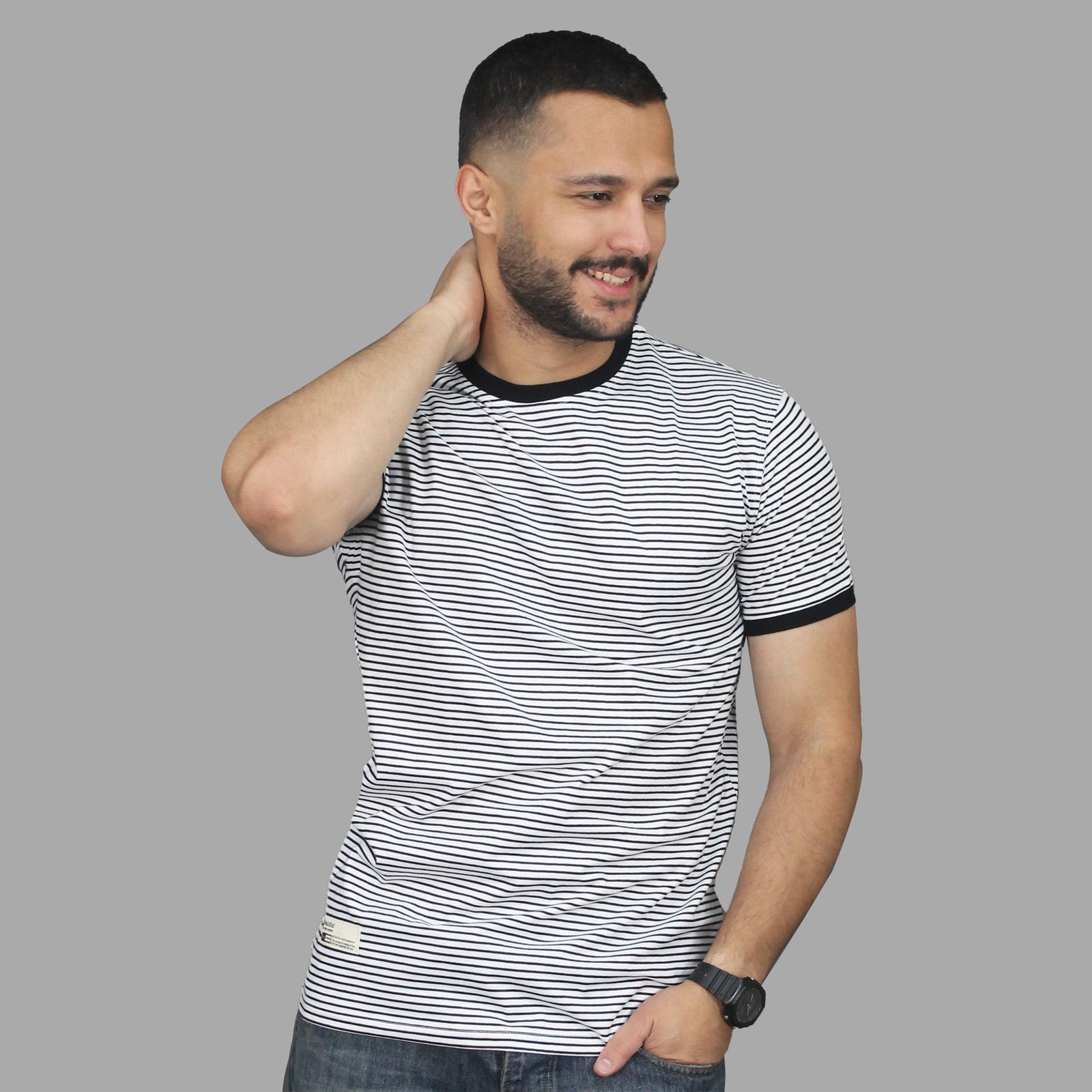 تی شرت آستین کوتاه مردانه مالدینی مدل t-498 -  - 1