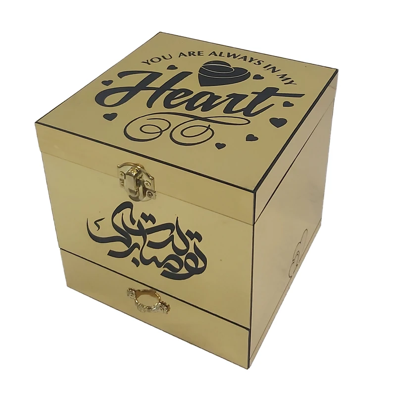 جعبه موزیکال طرح تایپوگرافی مدل bx-tg2