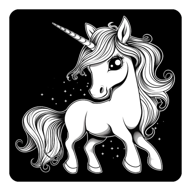 مگنت کاکتی طرح اسب تک شاخ و یونیکورن مدل mp30413