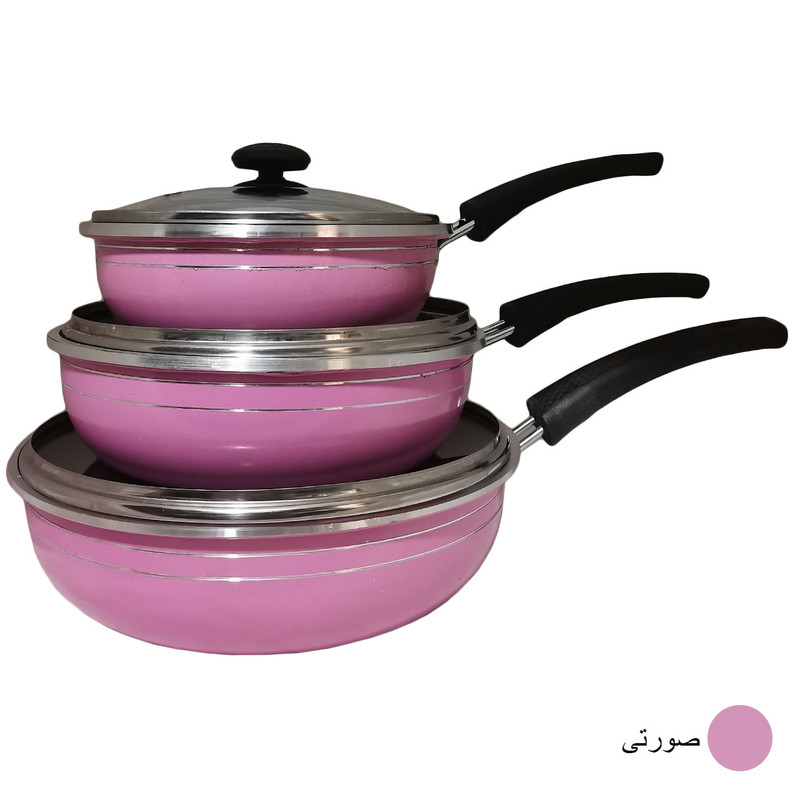 سرویس تابه 6 پارچه طرح گرانیت مدل 5502