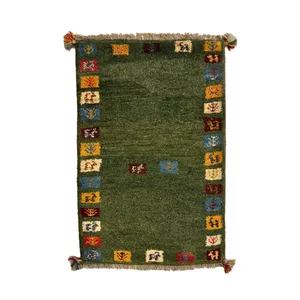 گبه فرش دستباف نیم متری مدل بافت قشقای شیراز کد NKP-sgp27