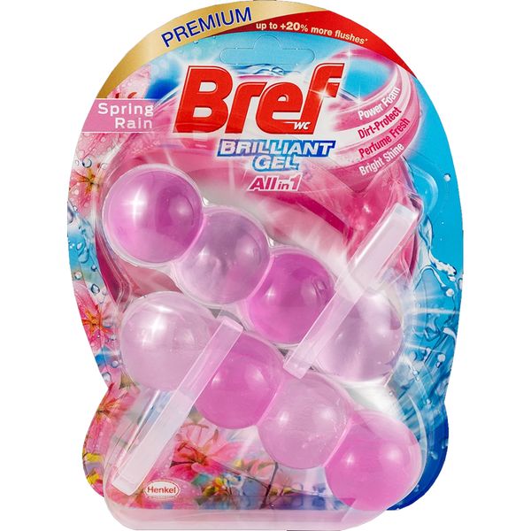 تجریه خرید قرص خوشبو کننده توالت فرنگی برِف مدل spring rain بسته 2 عددی