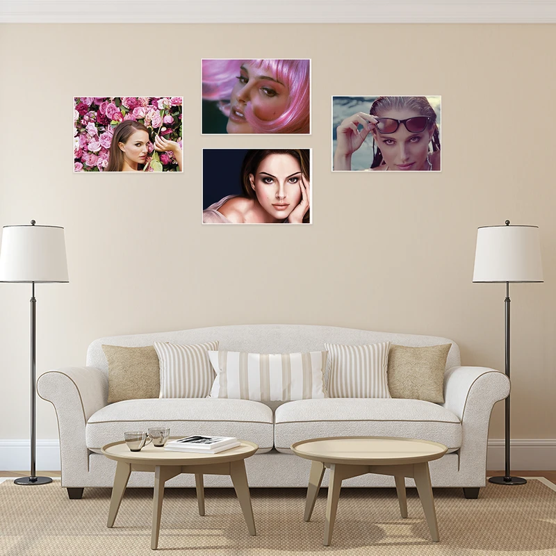 پوستر طرح ناتالی پورتمن کد A-2154-Natalie Portman مجموعه 4 عددی
