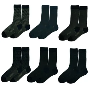 جوراب ساق بلند مردانه ال سون مدل ژاکارد کد PH1075 مجموعه 6 عددی