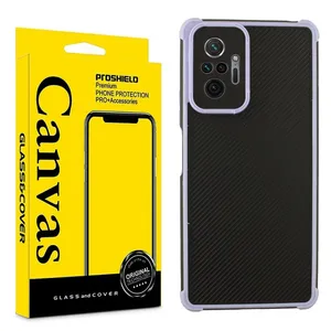 Canvas Carbon Bumper Cover for Xiaomi Redmi Note 10 Pro 
