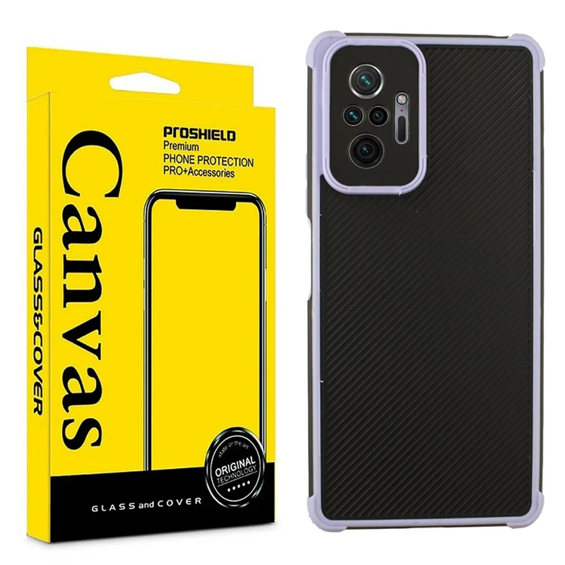 کاور کانواس مدل Carbon Bumper مناسب برای گوشی موبایل شیائومی Redmi Note 10 Pro