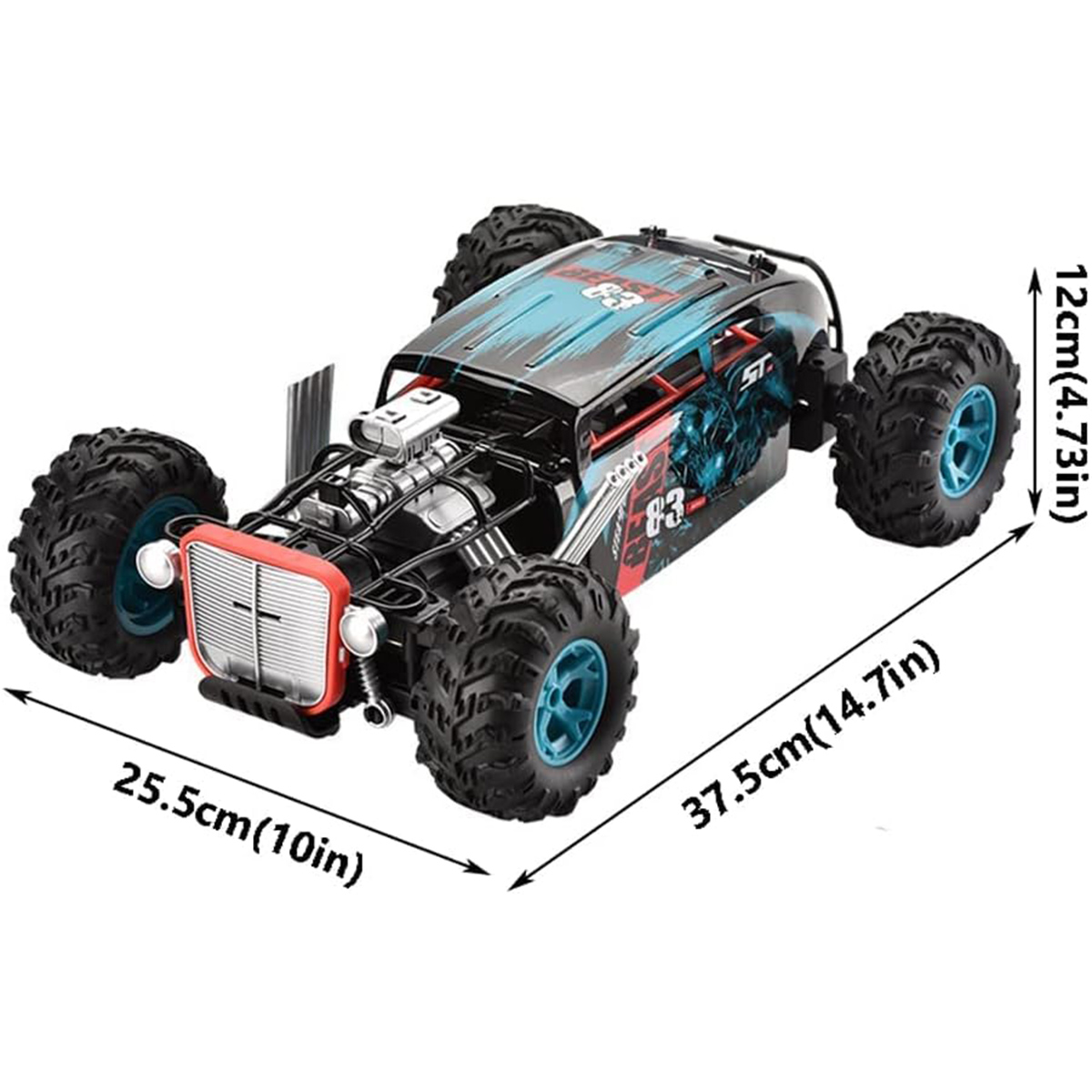 ماشین بازی کنترلی کریزون مدل  Rc Monster truck کد 2023