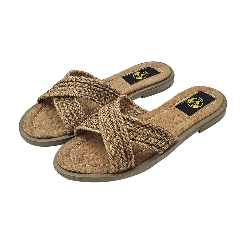 صندل زنانه سیی مدل کنفی ضربدری کد 2031.1