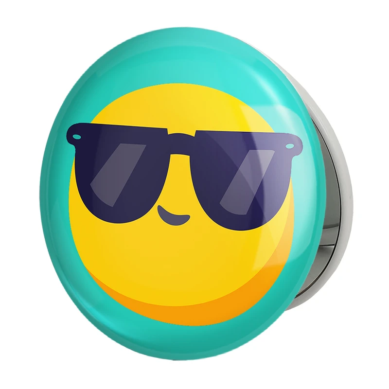 آینه جیبی خندالو طرح ایموجی Emoji مدل تاشو کد 3002 