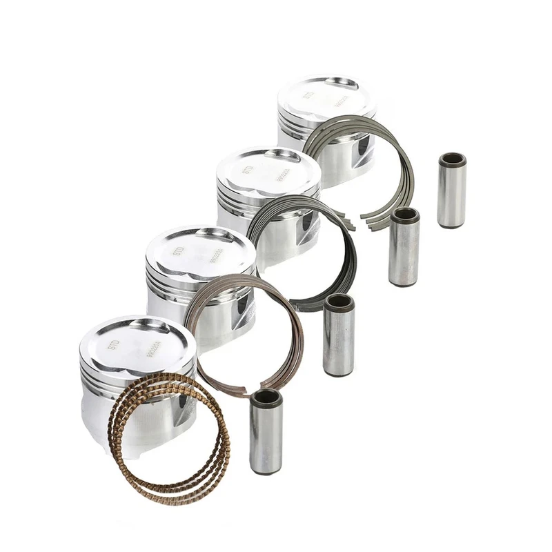 پیستون و گژن پین و رینگ موتور عظام کد 050 -CYL-71 مناسب برای پراید مجموعه 20 عددی