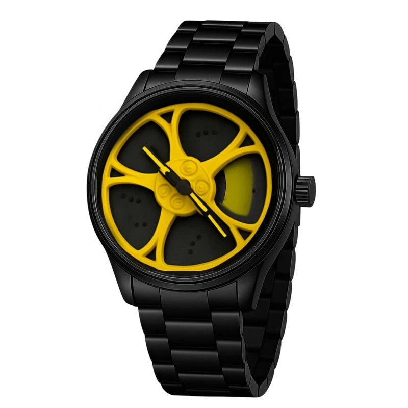 ساعت مچی عقربه‌ای کوارتز مردانه مدل اسپرت صفحه رینگ چرخان کد  P5