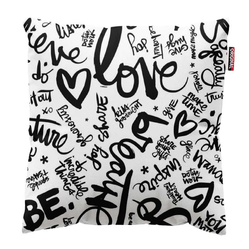  کوسن پاد آفرین طرح عشق سایز 30*30 سانتی متر کد 482